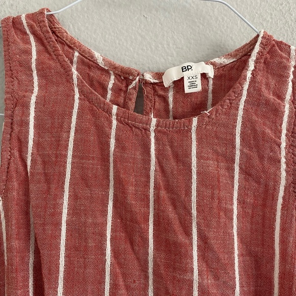 BP Striped Asymmetrical Hem Tank Size XXS - Picture 2 of 5